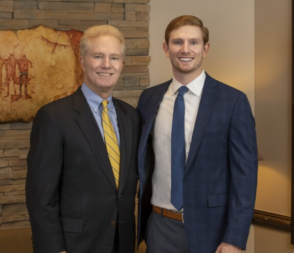 Buckhead Atlanta dentist Doctor Carlisle Vason with his father Doctor J Hamilton Vason Junior